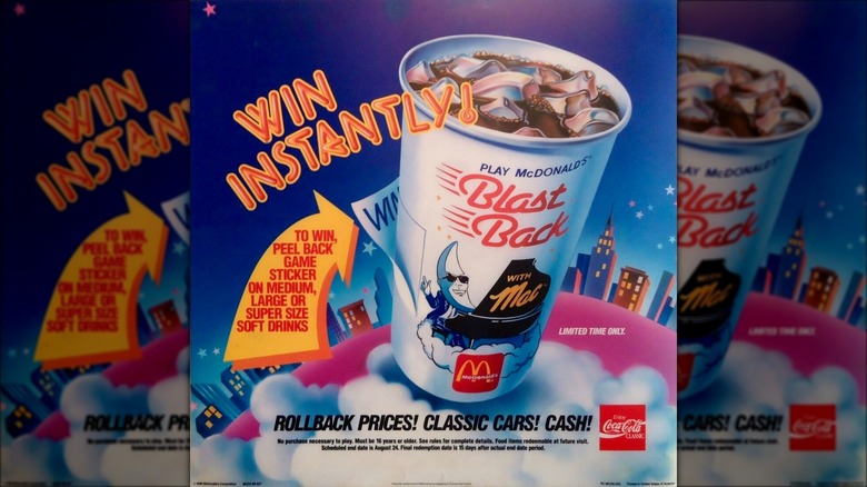 McDonald's Blast Back game cup