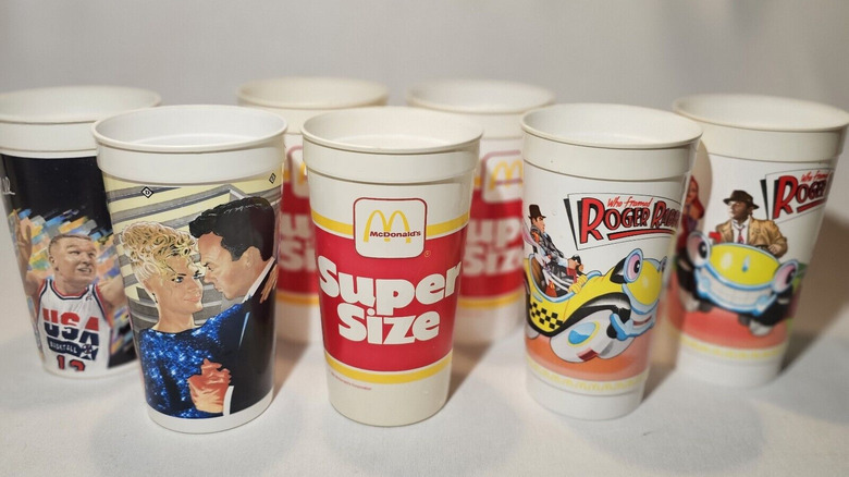 collection of Super Size cups