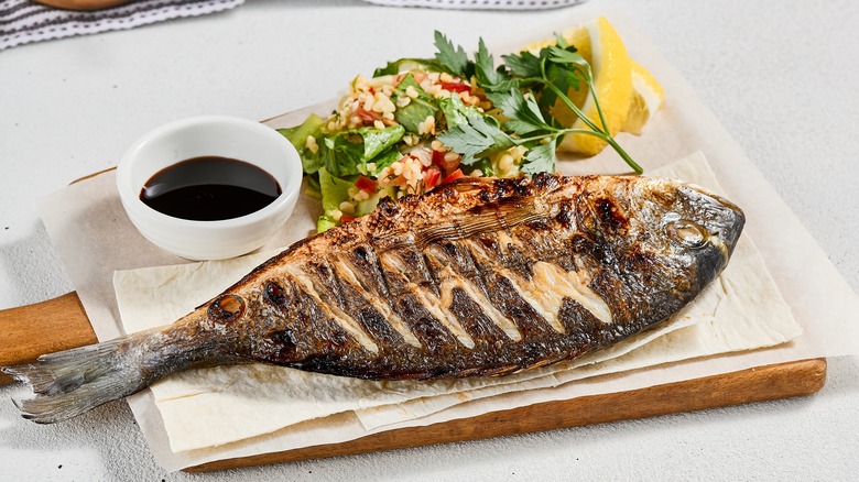 Grilled fish