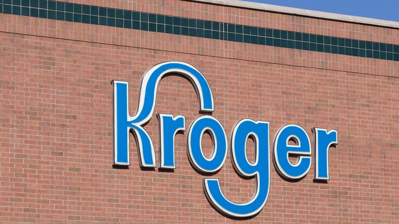 Kroger store sign