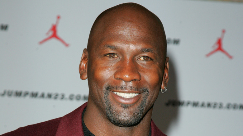 Michael Jordan smiling