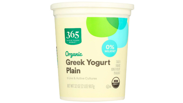 Whole Foods 365 plain fat-free Greek yogurt