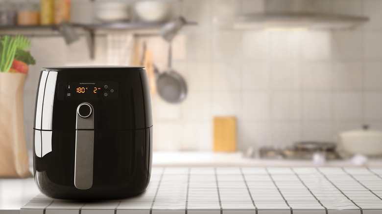 Air fryer on kitchen counter