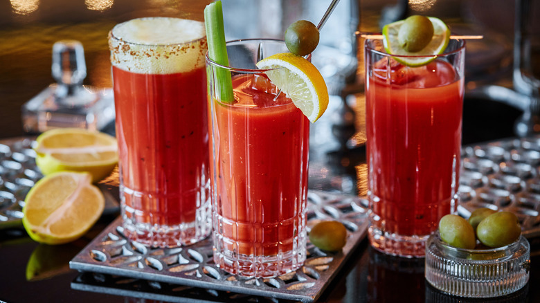 Bloody Mary drinks