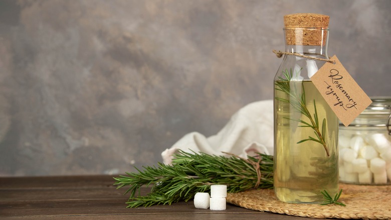 rosemary simple syrup