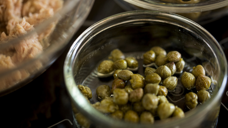 capers in brine