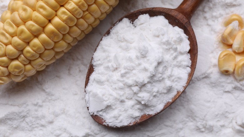 cornstarch and ear of corn