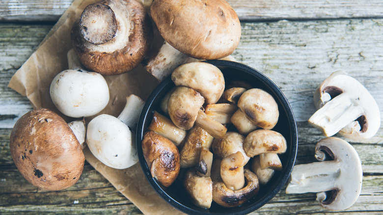 assorted mushrooms