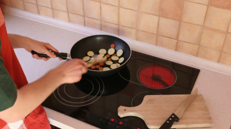 Water boiling on cooktop