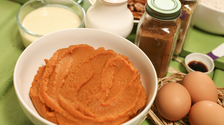 ingredients for pumpkin pie