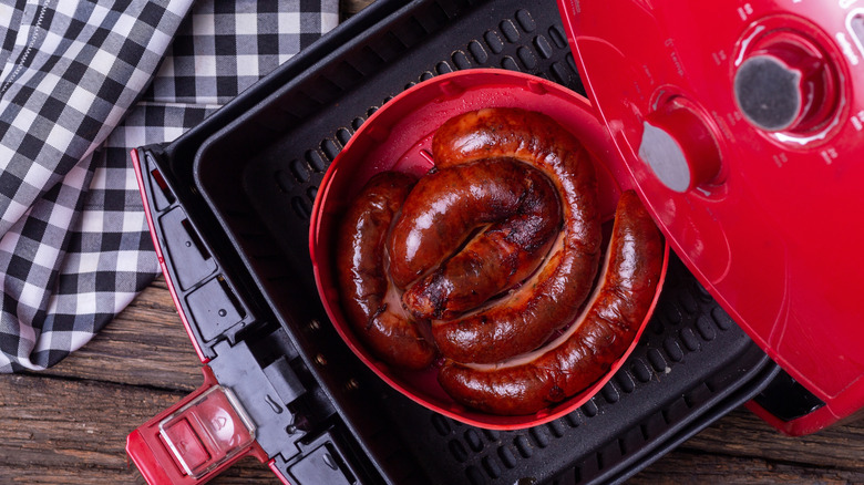 sausage in air fryer