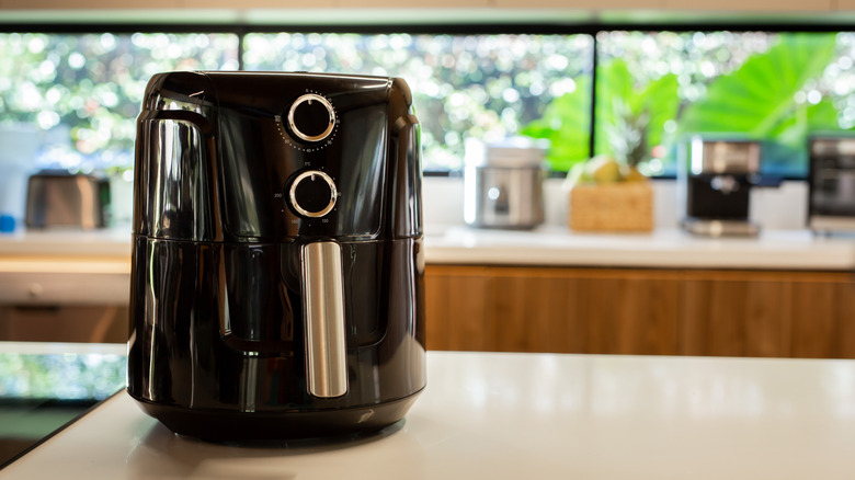 air fryer on counter