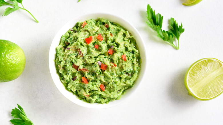 bowl of guacamole