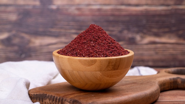 bowl of sumac