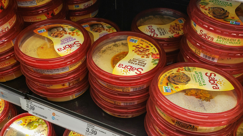 packs of sabra hummus