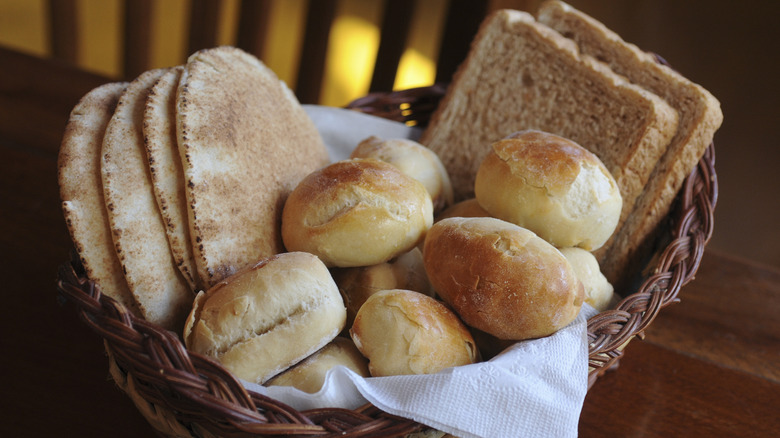 Basket of bread