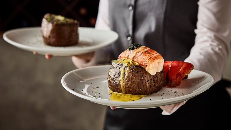 filet mignon with lobster tail