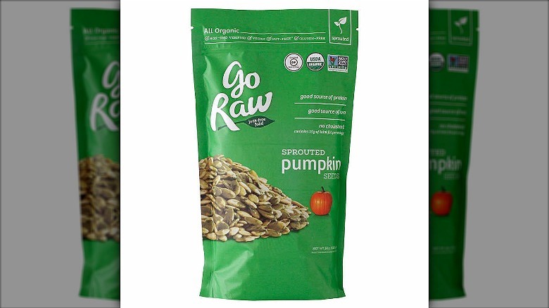 Go Raw Sprouted Pumpkin Seeds bag