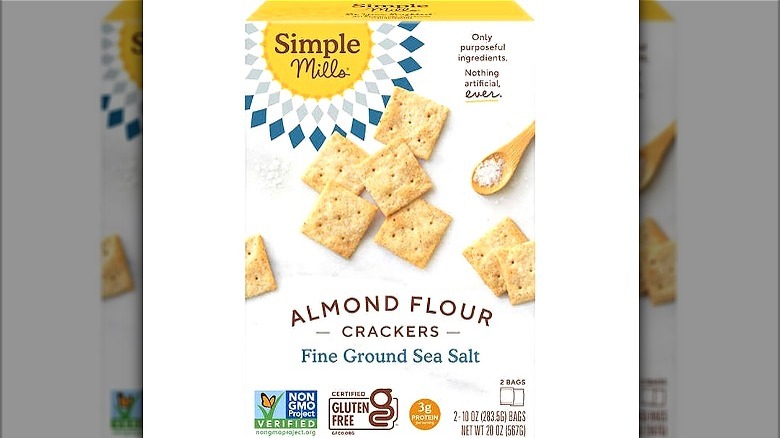 box of Simple Mills Crackers