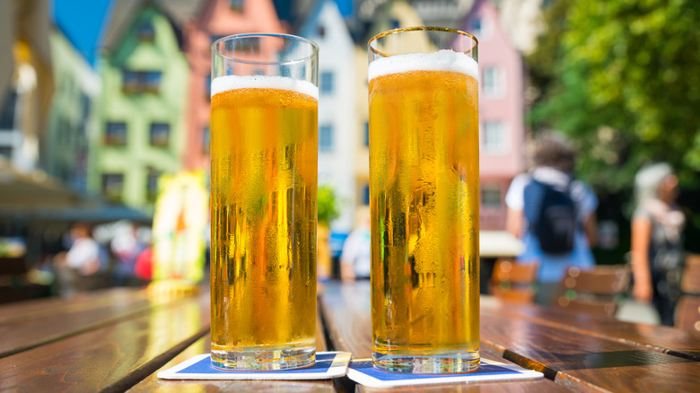 Glasses of Kolsch beer