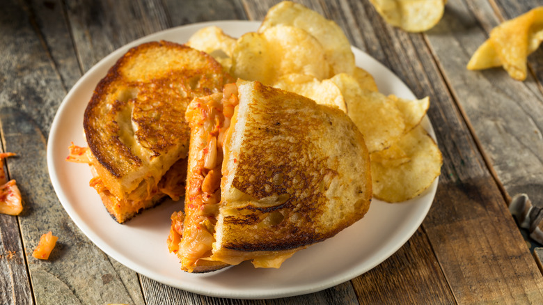 kimchi grilled cheese