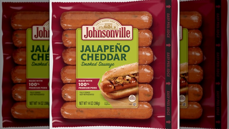 Pack of Johnsonville Jalapeño Cheddar Smoked Sausage