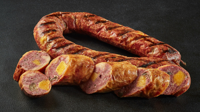 Smoked cheddar sausage