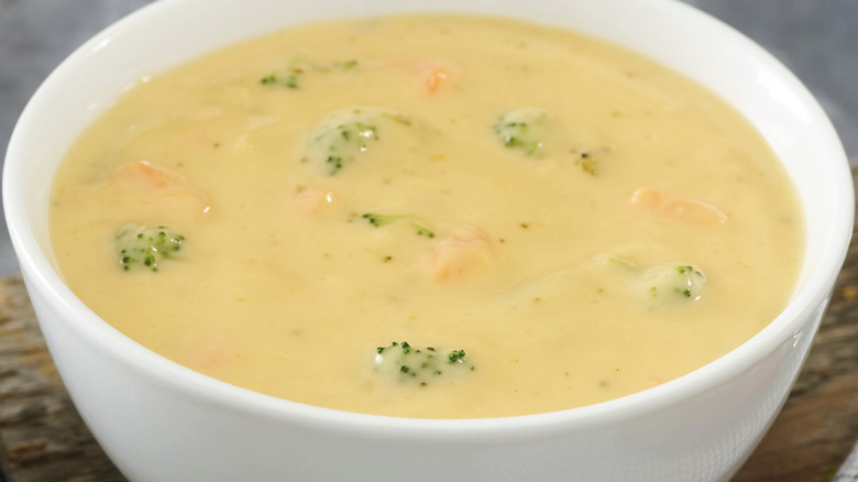 Quiznos Broccoli Cheese soup