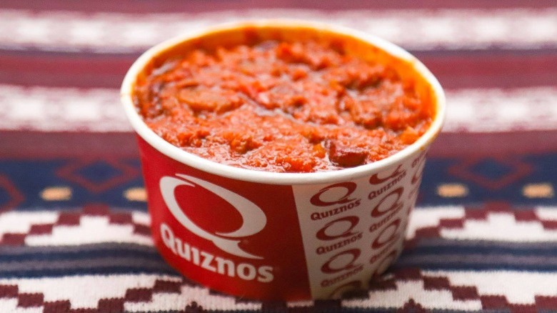 Bowl of Quiznos chili