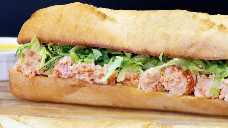 Quiznos Lobster Classic sub