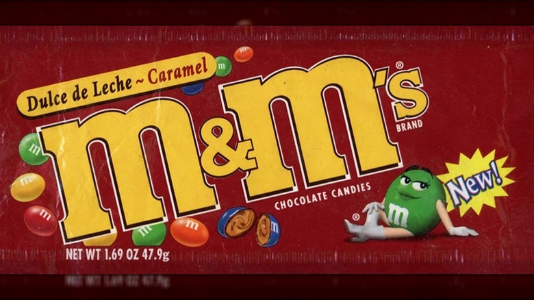 dulce de leche M&M's bag