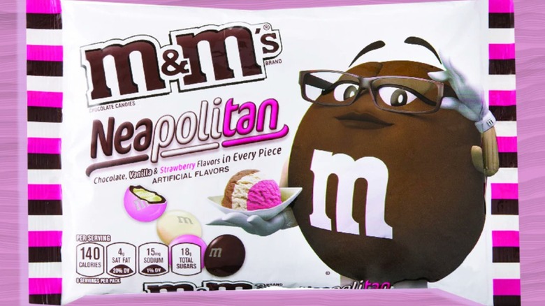 M&M's neapolitan flavor bag