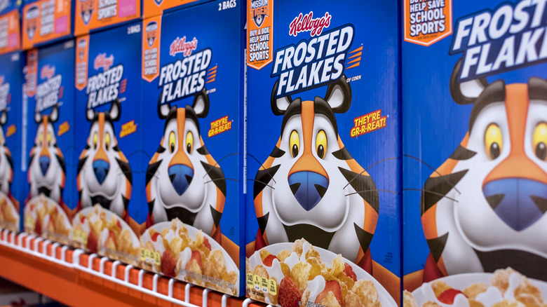Kellogg's Frosted Flakes cereal box