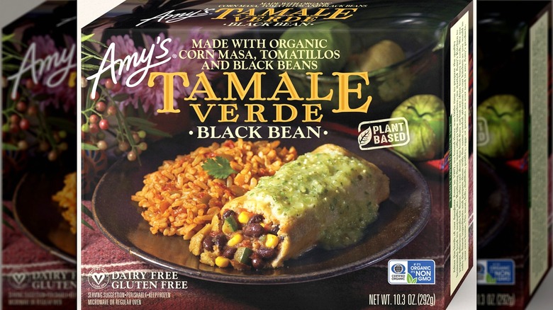 Amy's black bean tamale box