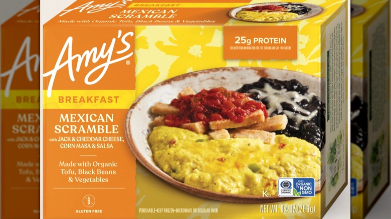 Amy's Mexican breakfast scramble box