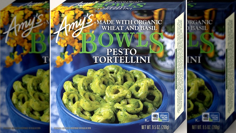 Amy's frozen pesto tortellini bowl