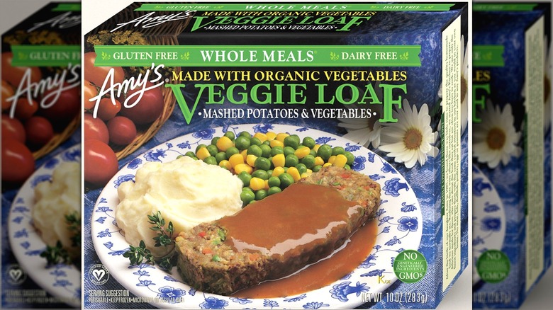 Amy's frozen veggie loaf box