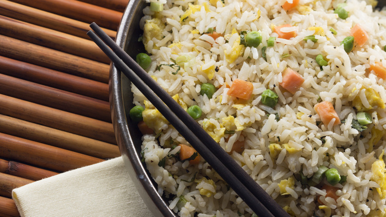 fried rice in a bowl