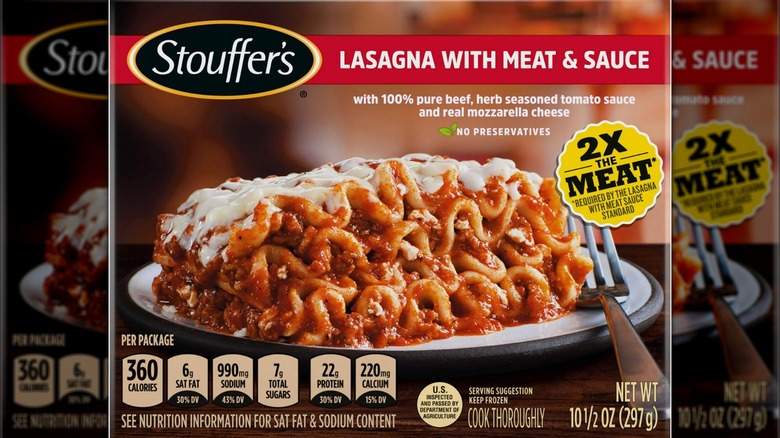 Stouffer's Lasagna with Meat & Sauce