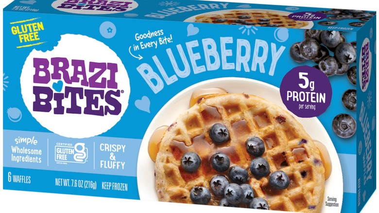 Brazi Bites Blueberry Waffles