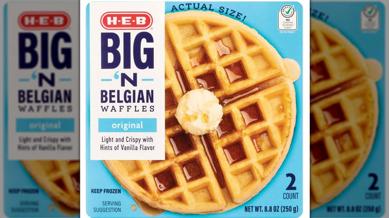 H-E-B Big 'n Belgian Waffles