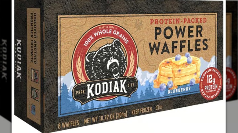 Kodiak Protein-Packed Blueberry Power Waffles