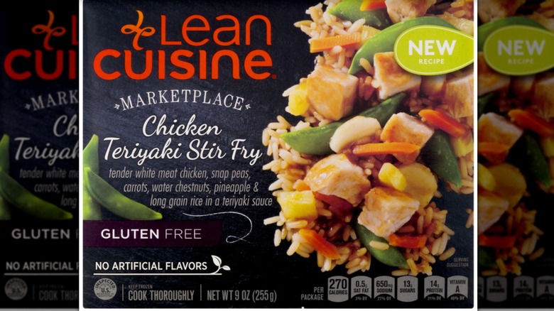 lean cuisine chicken teriyaki stir fry packaging