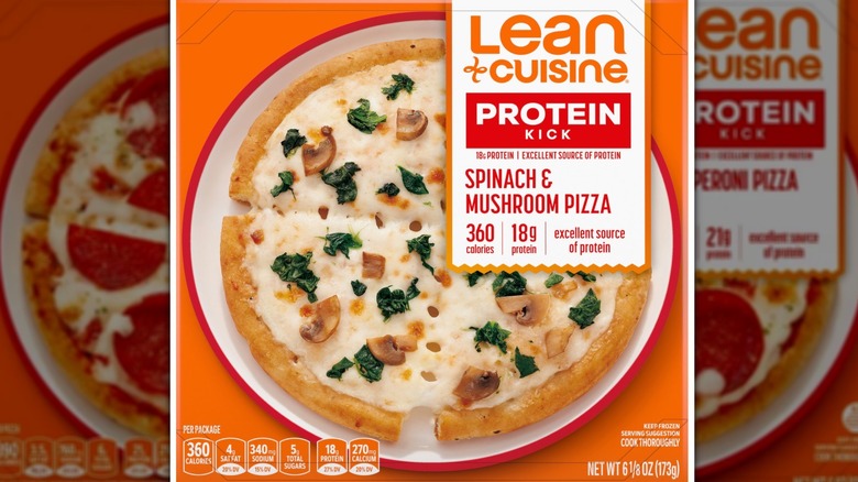 lean cuisine protein kick pepperoni pizza packaging