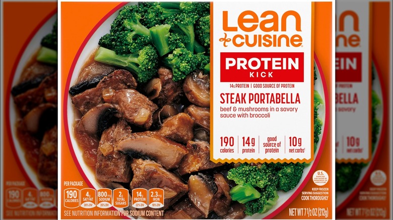 lean cuisine steak portabella packaging