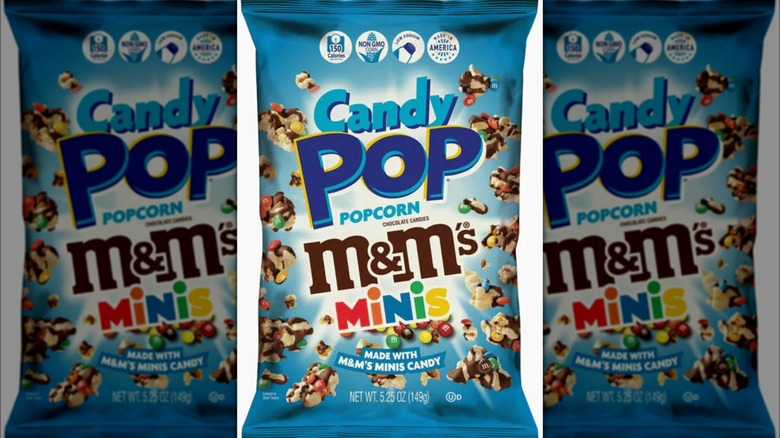 Candy Pop M&M's mini's popcorn