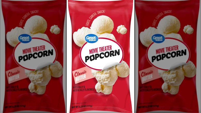 Walmart Great Value butter popcorn