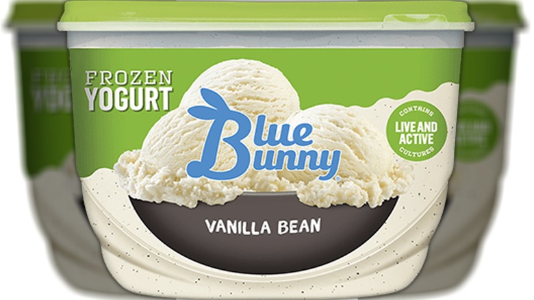 blue bunny vanilla bean frozen yogurt