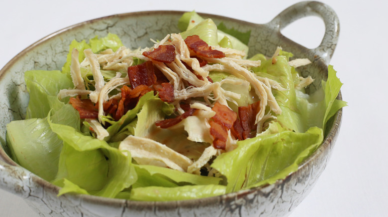 chicken salad with bacon