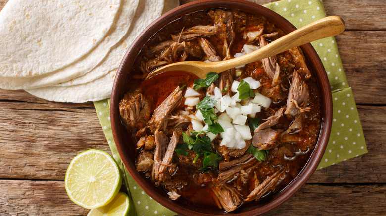 birria made with goat meat